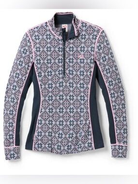 Kari Traa Women’s Rose Half Zip Base Layer Wool Top